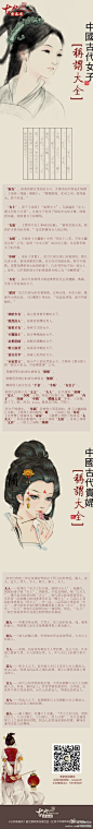 【中国古代女子称谓大全】