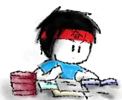 重庆大学五彩石志愿者协会表情包 奋斗 by庹美至