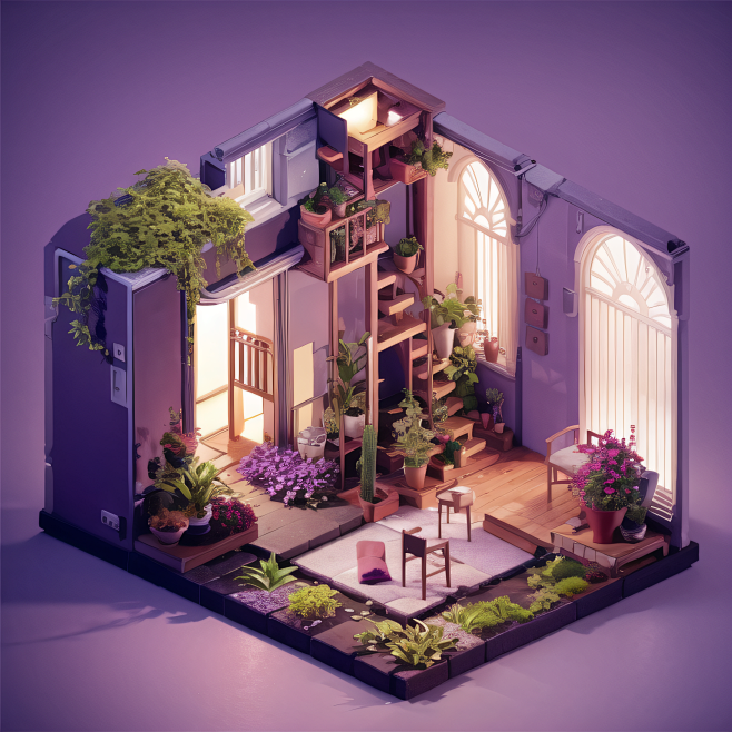 3D场景建筑模型C4D