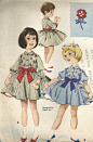 #vintage patterns#50s童装少女装