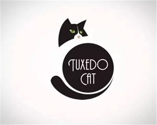 设计元素30个以猫为元素的logo设计
