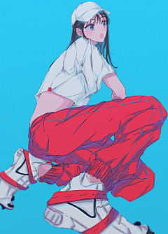 在路上2236采集到插画人物3