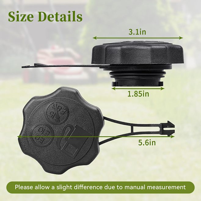 Genuine Briggs & Stratton Fuel Tank Cap – 594061 / 597414 – For Lawn Mowers & Tractors