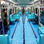 6个创意地铁：这个夏天，去台北地铁游泳呀！~ 
【全球最好的设计，尽在普象网www.pushthink.com】
