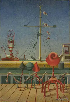 爱德华·沃兹沃思(Edward Wadsworth)高清作品《信号》
