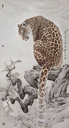 采集瑶台明月采集到绘画动物3王申勇动物画欣赏(原创)_中国工笔画学会