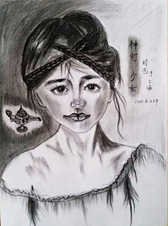 时义油画艺术采集到时义素描作品