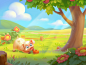 HomeScapes, Inna Stefanova : A few match-3 backgrounds and characters done back when I worked for Playrix. 
Huge thanks to the team I worked with for their support and feedback!