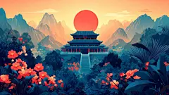 240807亭子宫殿插画 (7)