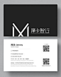 【名片】【business card】是我最喜欢的一版，但是老板并不喜欢黑色，说在生意场上黑色不吉利，因而后续改为了蓝色。但我还是喜欢最初的黑色，黑白搭配最为经典，视觉上冲击力更强