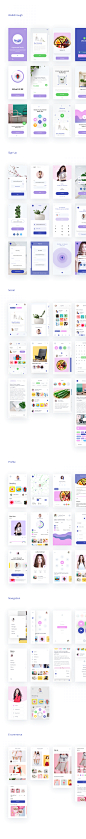 Velvet UI Kit : Velvet UI Kit an allusion to the possibility to combine to create new work. Is high quality pack based on simple and clean design, includes 70+ iOS screen templates designed in Sketch, most popular categories (Sign In / Sign Up, Walkthroug