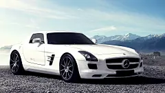 山车道路车辆梅赛德斯 - 奔驰梅赛德斯 - 奔驰SLS AMG - 壁纸（#2723808）/ Wallbase.cc