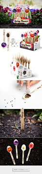 Seedspoon via InspirationDaily curated by Packaging Diva PD. Love this clever seed packaging idea.: 