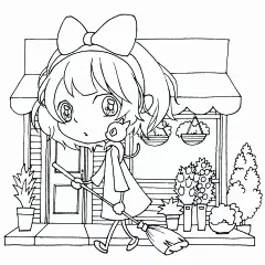 只有一支笔能画啥？教你简单易学的小插画_铅笔画 : 速涂生活的点滴 4.铅笔轻轻画出背景布的格纹黑色画钢勺的暗面 用花花草草妆点的世界 利用线条的轻重、疏密刻画花瓣的立体感 人物的基础知识、不同比例人物的画法 用笔触的疏密和轻重画…