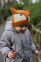 Knitting Pattern Foxy Wolfie Toddler Child Adult by KatyTricot