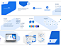 Stonebranch Stylescape hexagon blue brand and identity brand design branding stylescape