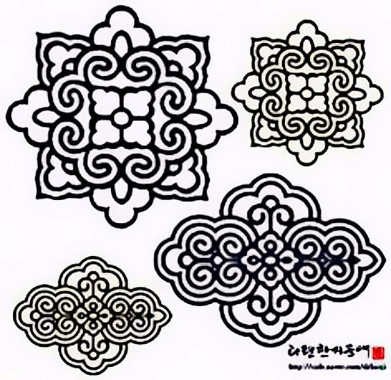Corean patterns.