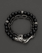 John Hardy Men's Naga Double Wrap Bracelet with Black Onyx | Bloomingdales's: 