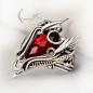 LUQTURH  - silver and red topaz. by LUNARIEEN#饰品##宝石#