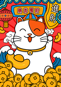 人生是一场场谢幕采集到招财猫