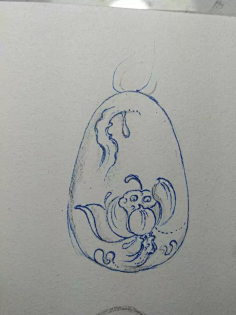 浮雕#雕刻参考图##玉雕图谱##玉雕线稿##玉雕##描线图##玉雕入门