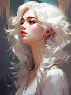 二次元的白毛控