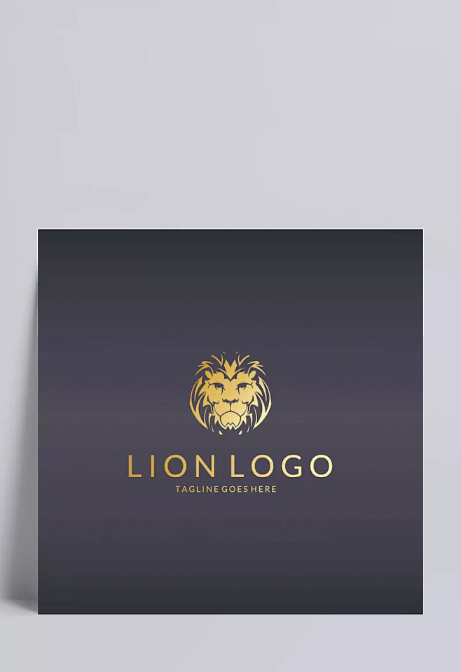 金色虎头logo矢量素材|金色logo,...