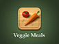 Veggie meals dribbble