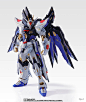 METAL BUILD 机动战士高达SEED Destiny ZGMF-X20A 强袭自由高达 Soul Blue Ver. | Hpoi手办维基