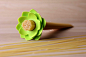 LOTUS MEASURE : If you want it more, use the largest ring of lotus leaf. Vice versa, if you want it less, the smallest one would do. While not in use, it could enhance the natural ambience to the kitchen.