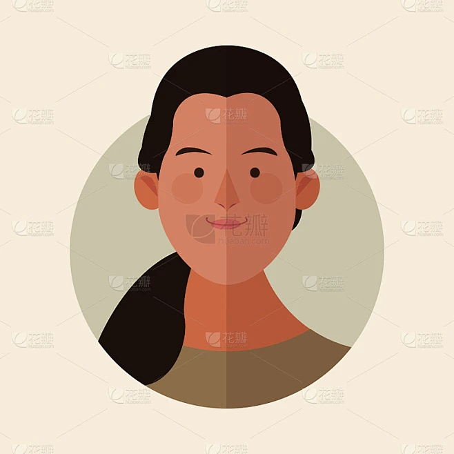 woman face cartoon图片_其他图片图片素材-花瓣网