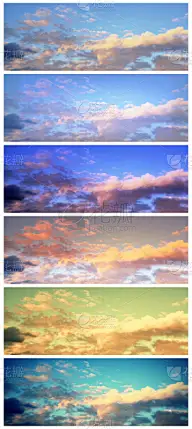 天空,布告,垂直画幅,留白,风,无人,早晨,户外,云景,复古风格
