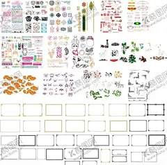 边框花纹花边适量标题框 【酷图网】边框,花纹,花边,适量,标题框,中式,欧式,古典,祥云,矢量边框,精美边框精美,时尚,黑白,流行,矢量,黑色花边,矢量花边