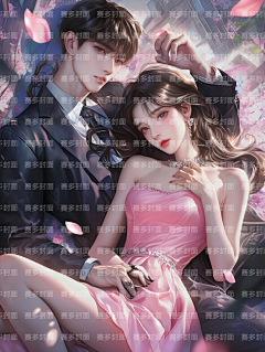 赛多封面设计工作室采集到版权-都市女频双人多人【授权QQ3324352440】