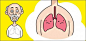 支气管炎示例图_简单线色