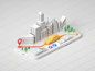 Transportation App 3D by Hesam Sanei ✦ on Dribbble