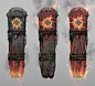 Troll Weapon Effects Concept Art from God of War