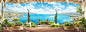 MONACO : MONACO. Height 3 meters, image for murals and photo wallpaper