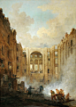 Robert, Hubert -- L’incendie de l’Opera au Palais Royal en 1781