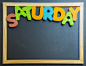 Colorful wooden word Saturday on black board by Jeerawut Rityakul on 500px