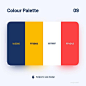 Sajon Islam  App UI + UX on Instagram: “Colour Palette - 09  1A3365 | FFBB00 | FFFFFF | FF4343  DM me for freelance projects or E-mail: sajonislam007@gmail.com  IG - @sajon007…”