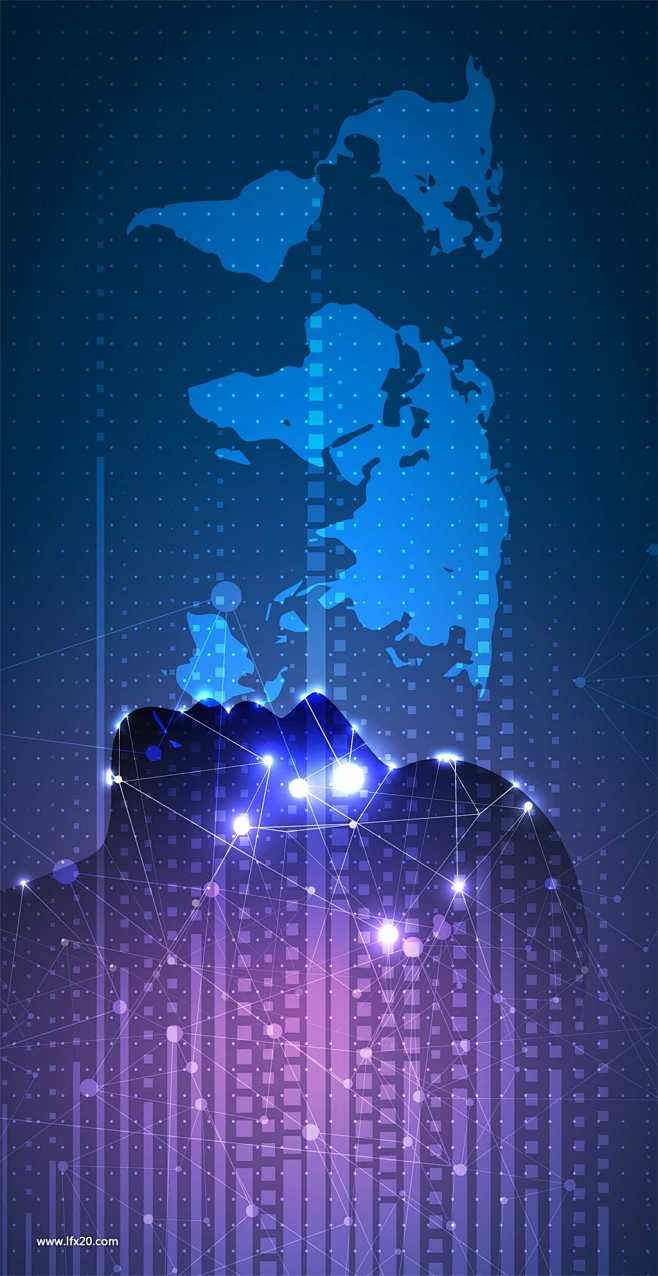 科技地球智能信息数据代码基因背景海报-花瓣网