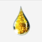 水滴_新图网 https://ixintu.com 金色 水滴 装饰 点缀 油