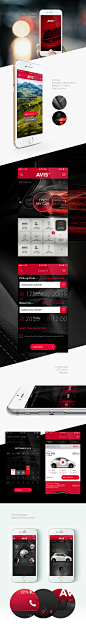 AVIS iOS App : Eight weeks – that’s how much time of preparation and design a new car rental app for Avis took. Expectations where really high, as one of the world market leaders was due to release a new responsive website as well. I’ve designed four diff