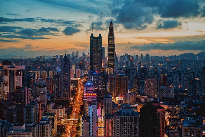 唯美城市深圳图片