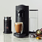 Nespresso ® by De'Longhi ® Matte Black VertuoPlus Coffee and Espresso Maker with Aeroccino