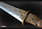 Ancient Chinese Knife (Textured), Jonathan Teodoro : I've been doing this knife for months. It's part of my monthly 3D Art Challenge, wherein I need to finish an artwork from different style and category each month. This is my artwork for the month of Feb