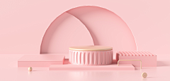 大林淮采集到C4D展示台
