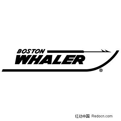 boston图案英文字母LOGO设计图片