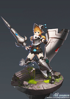 豆冰采集到动漫女